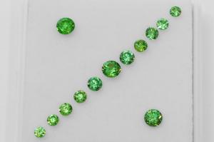 Демантоид Гранат Комплект 3.69 карат