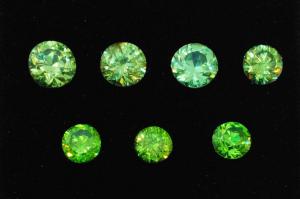 Демантоид Гранат Комплект 1.28 карат