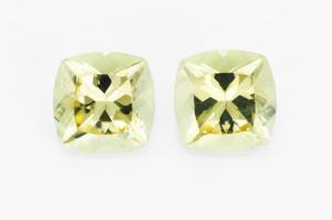 Парный Цитрин 6,80 карат Кушон