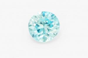 Голубой Циркон 0,43 карата Круг